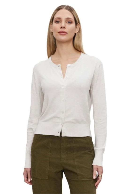  벨벳 바이 그레이엄 앤 스펜서 가디건 벨벳 바이 그레이엄 & 스펜서 비올렛 카디건 칠크