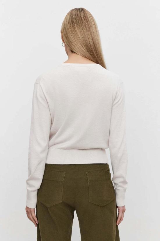  벨벳 바이 그레이엄 앤 스펜서 가디건 벨벳 바이 그레이엄 & 스펜서 비올렛 카디건 칠크 - VELVET BY GRAHAM & SPENCER