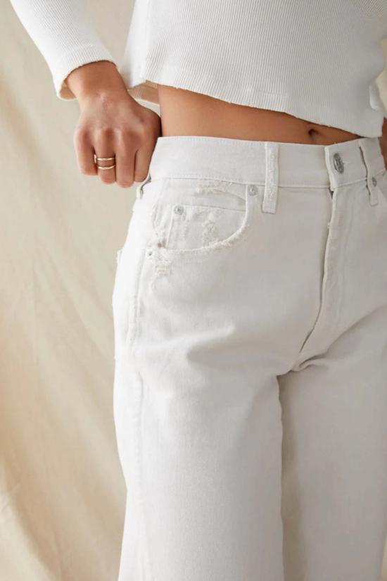  아모 데님 데님 팬츠 아모데님 프리다 와이드 레그 데님 화이트오크 - AMO DENIM