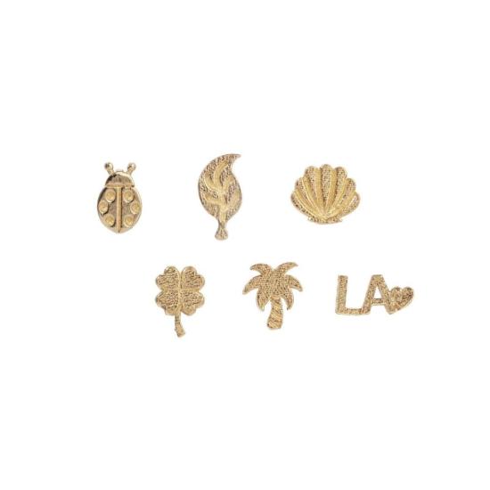  제니 권 디자인스 이어링 제니 권 디자인 골드 쁘띠 스터드 14K 옐로우/14K 로즈/14K 화이트 - JENNIE KWON DESIGNS