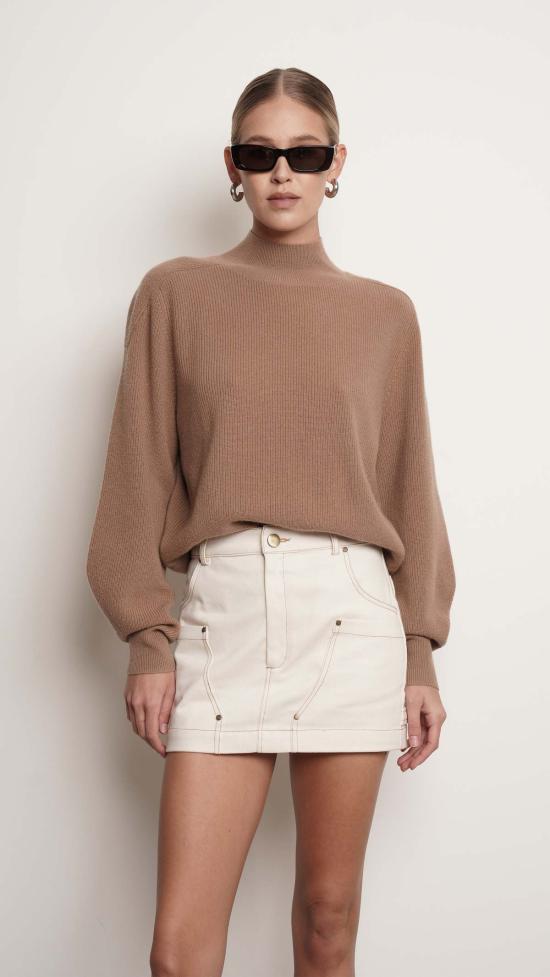  파렌테지 숏 스커트 하퍼 미니 스커트 아이보리 - PARENTEZI