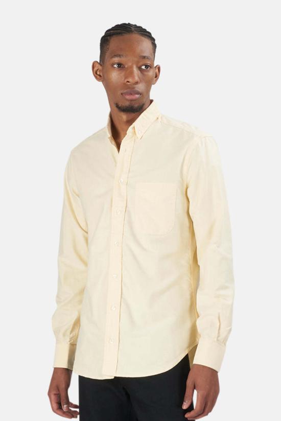  Blue&Cream 긴팔 셔츠 블루&크림 옥스포드 버튼 다운 옐로우 - BLUE&CREAM