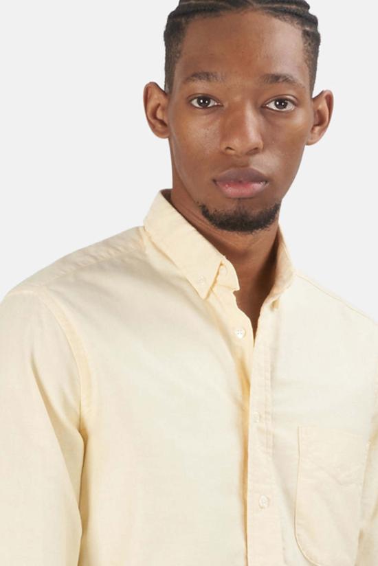  Blue&Cream 긴팔 셔츠 블루&크림 옥스포드 버튼 다운 옐로우 - BLUE&CREAM