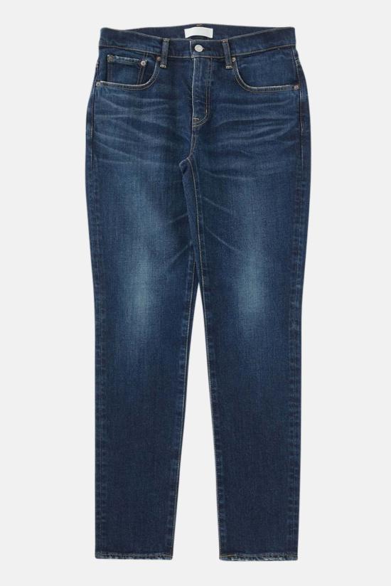  마우지 데님 팬츠 무시 살린 스키니 진 다크 블루 - MOUSSY