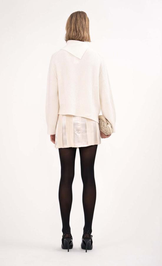  논살란트 레이블 숏 스커트 논샬런트 라벨 아스펜 스커트 화이트 - NONCHALANT LABEL