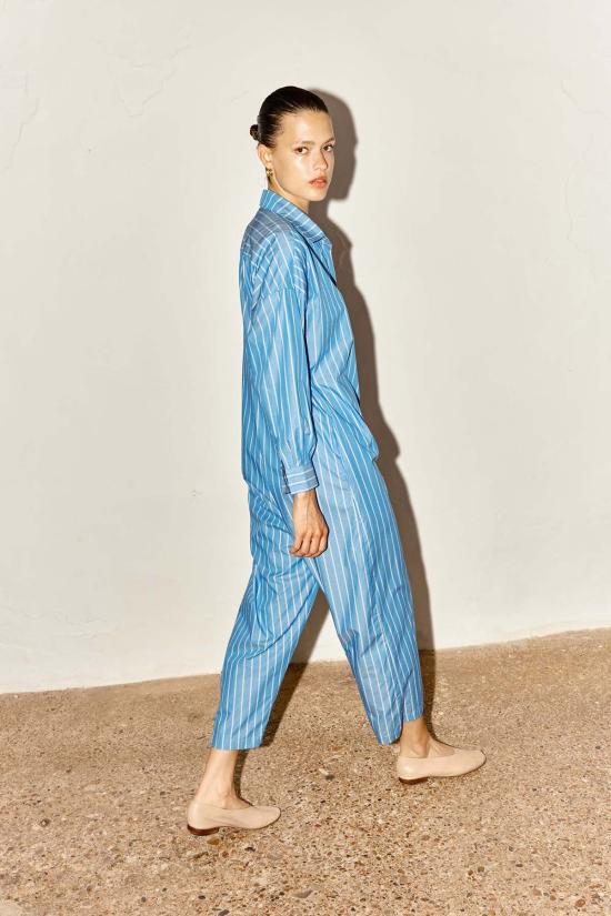  다두라 점프수트 다투라 스트라이프 렌  이집트 블루 - DATURA