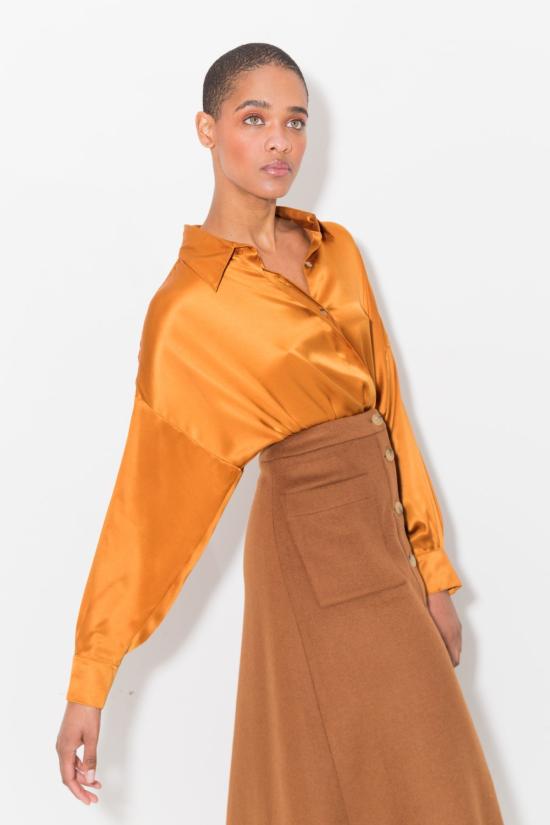  다두라 미디 스커트 다투라 테라 울 A 스커트 테라 - DATURA