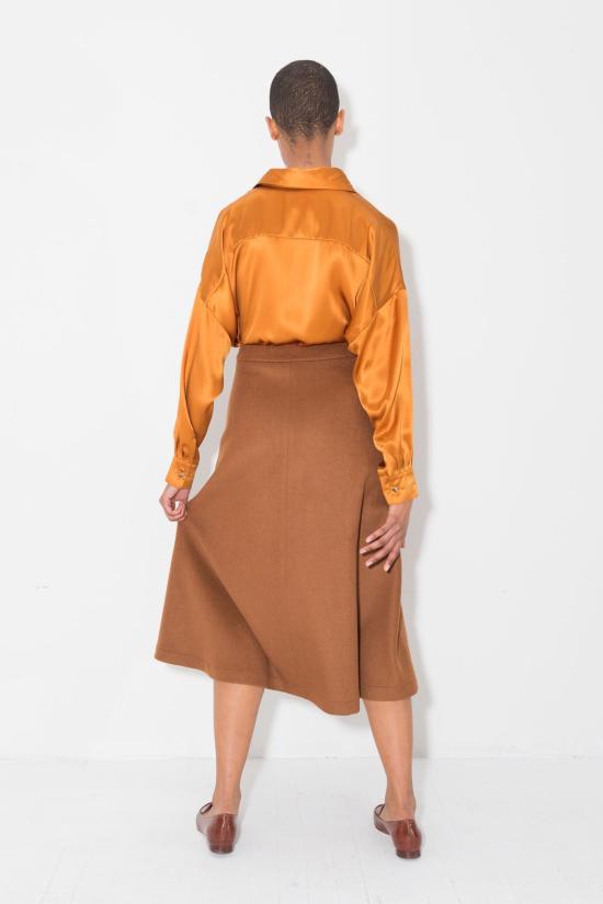  다두라 미디 스커트 다투라 테라 울 A 스커트 테라 - DATURA