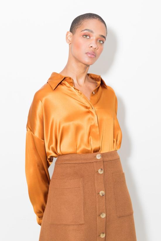  다두라 미디 스커트 다투라 테라 울 A 스커트 테라 - DATURA