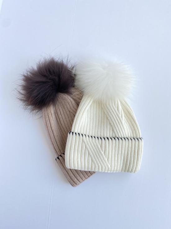  EQUATION 비니 Equation Kirstin Hat 라이트 브라운 - EQUATION