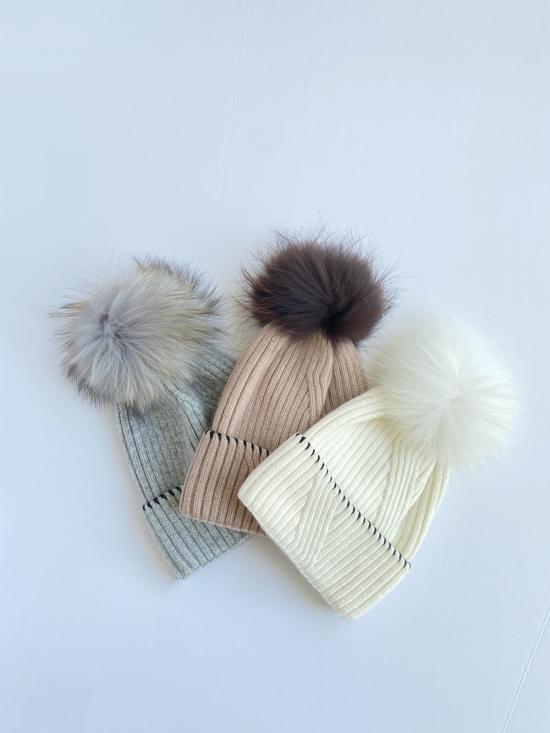  EQUATION 비니 Equation Kirstin Hat 라이트 브라운 - EQUATION