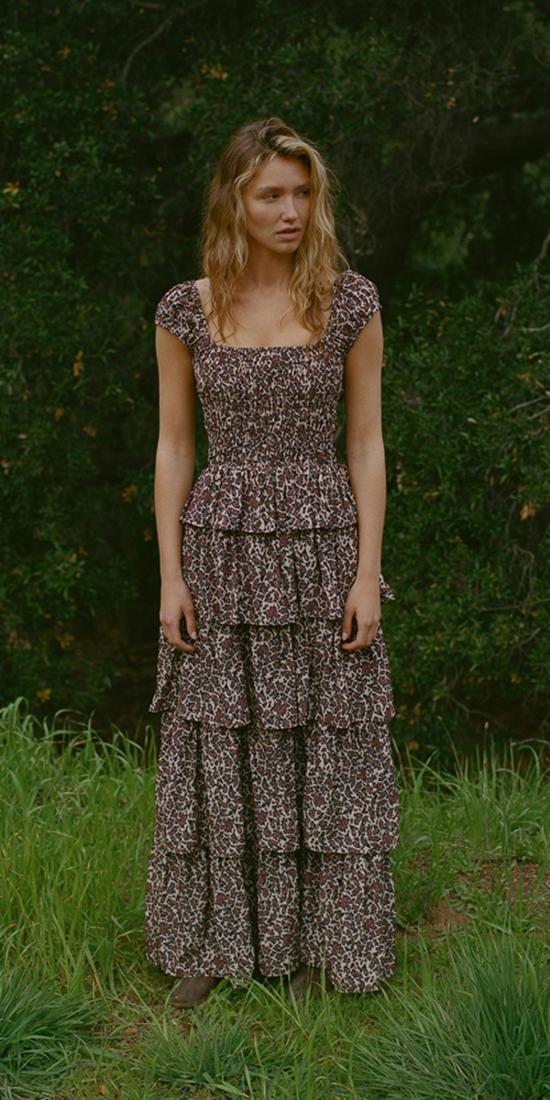  차오 루시아 롱 원피스 Ciao Lucia Catalina 드레스 페이즐리 - CIAO LUCIA