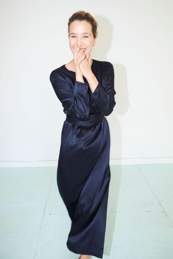  다두라 롱 원피스 다투라 아바 드레스 블루문