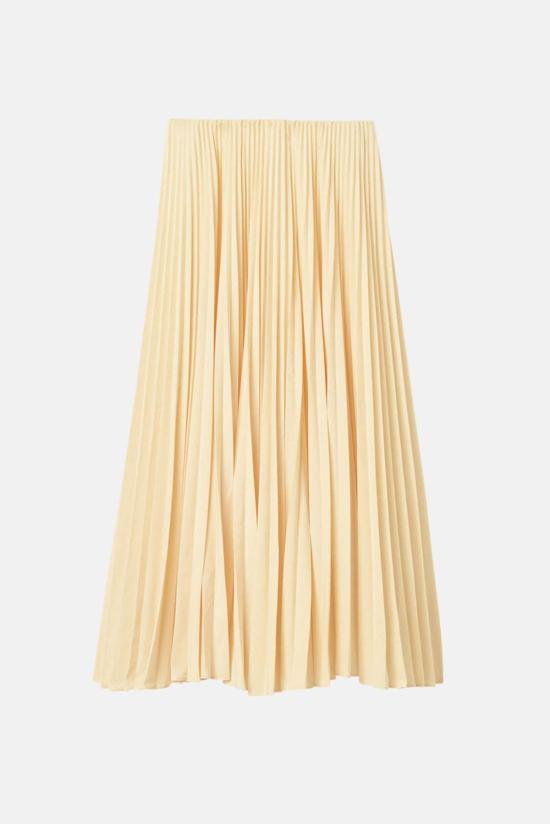  에이엘씨 미디 스커트 A.L.C. 테이텀 플리츠  오레 - A.L.C.