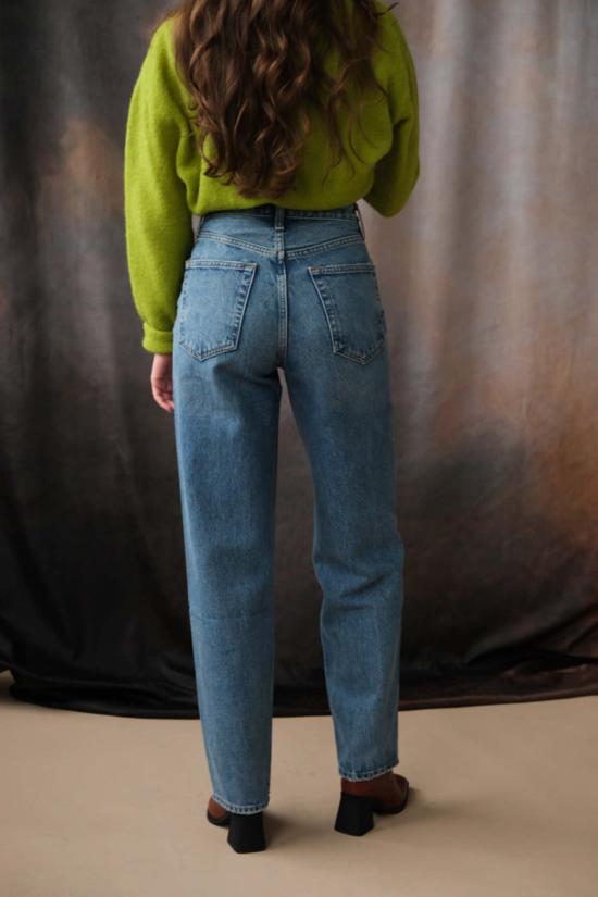  에이골디 데님 팬츠 아골드 V웨이스트 배기진 페어웨이 - AGOLDE