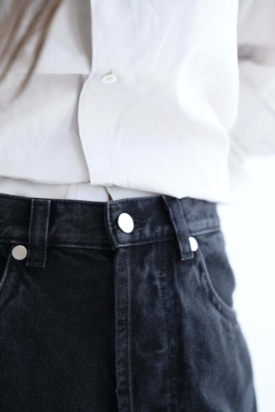  소피 드후레 데님 팬츠 소피 도르 페기 팬츠 블랙 - SOFIE D'HOORE