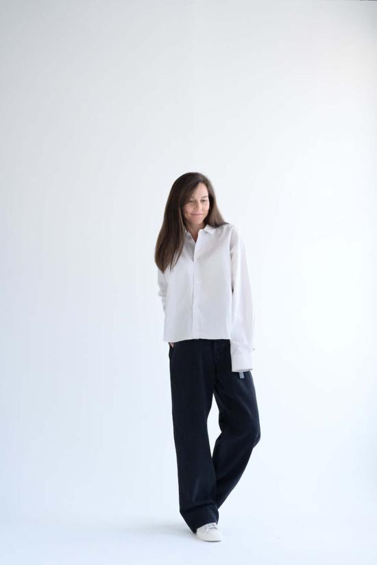  소피 드후레 데님 팬츠 소피 도르 페기 팬츠 블랙