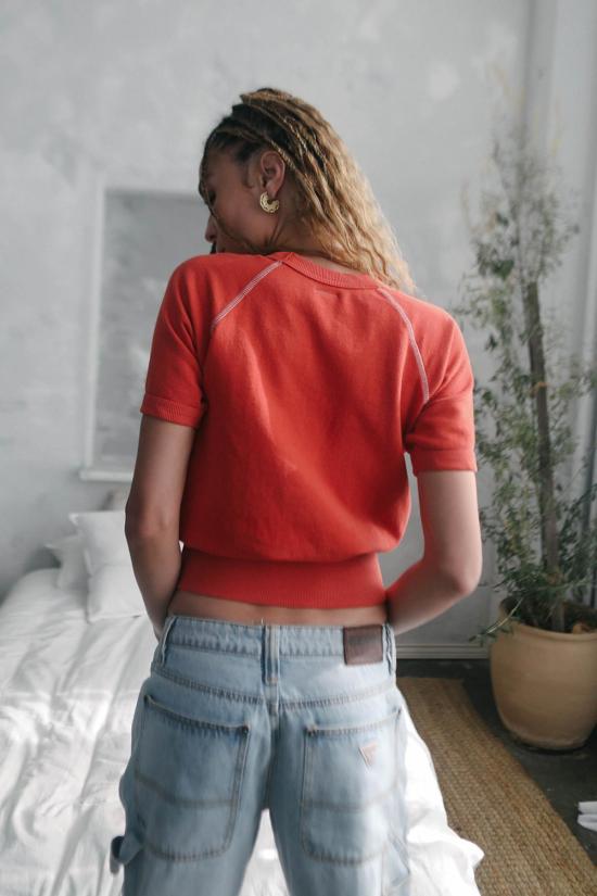  피플 오브 레이저 반팔 티셔츠 People Of Leisure Fender 반팔 라글런 - PEOPLE OF LAISURE