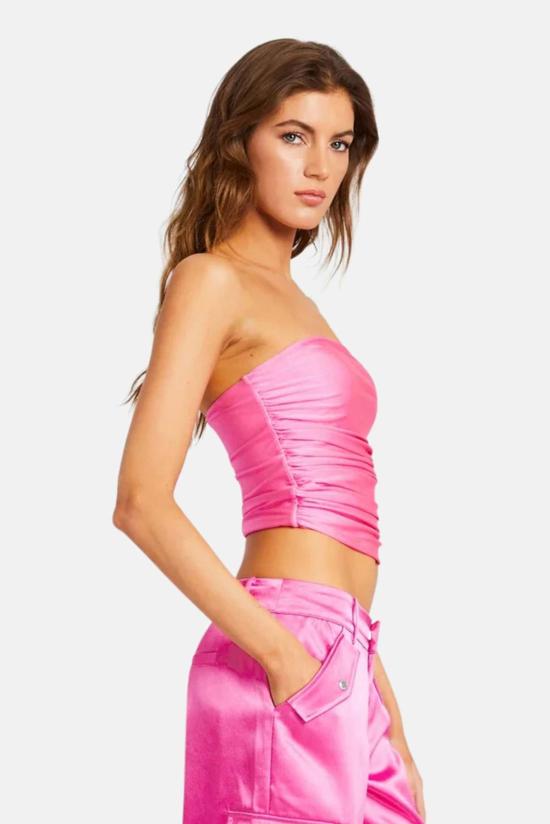  세로야 민소매 티셔츠 Ser.O.Ya 데비 탑 말리부 핑크 - SER.O.YA