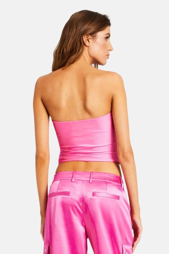  세로야 민소매 티셔츠 Ser.O.Ya 데비 탑 말리부 핑크 - SER.O.YA