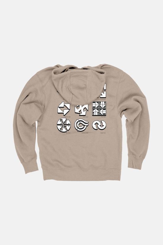  Blue&Cream 후드 티셔츠 블루앤크림 오리지널 블루앤크림 후드 카키 - BLUE&CREAM