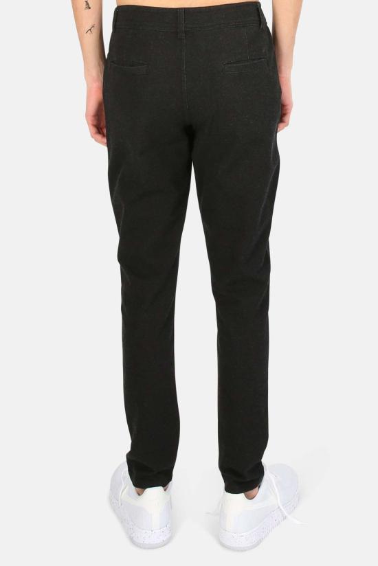  블루&크림 스트레이트 팬츠 에브리데이 팬츠 블랙 - BLUE&CREAM