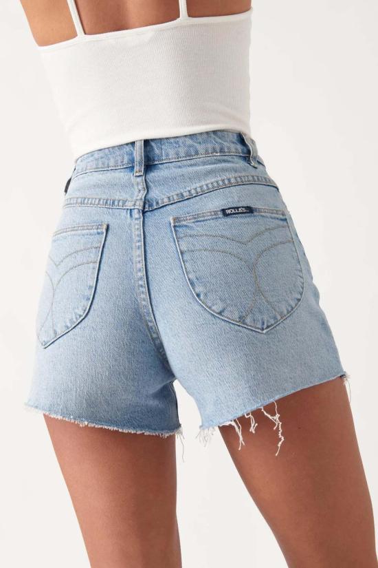  롤라스 데님 숏팬츠 오리지널 숏 선샤인 블루 - ROLLAS