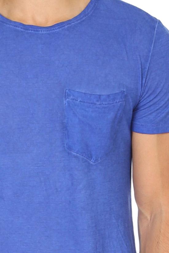  마시모 알바 반팔 티셔츠 Massimo Alba Panarea 티셔츠 로얄 블루 - MASSIMO ALBA