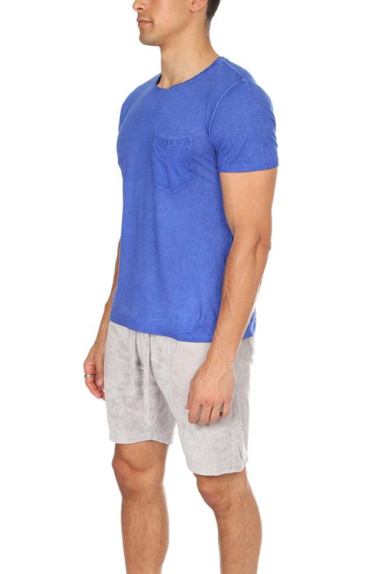  마시모 알바 반팔 티셔츠 Massimo Alba Panarea 티셔츠 로얄 블루 - MASSIMO ALBA