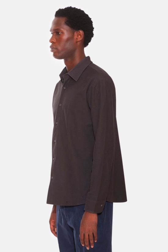  Blue&Cream 긴팔 셔츠 블루&크림 드레 피케 버튼업  모카 - BLUE&CREAM