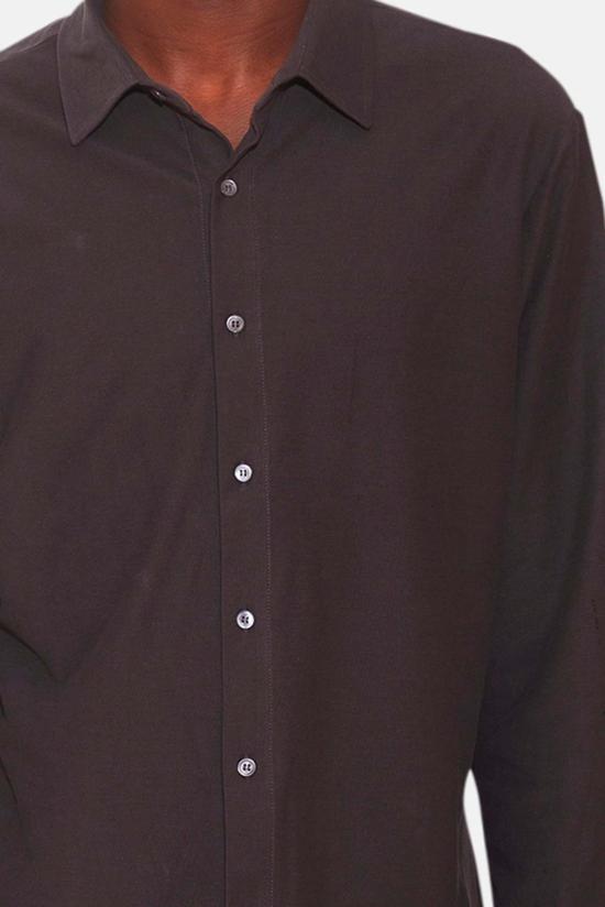  Blue&Cream 긴팔 셔츠 블루&크림 드레 피케 버튼업  모카 - BLUE&CREAM