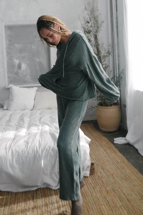  피플 오브 레이저 스트레이트 팬츠 People Of Leisure 새로운 바하 팬츠 샌드/올리브/네이비 - PEOPLE OF LAISURE