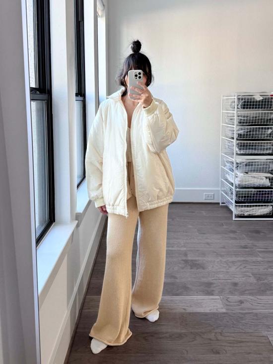  Bohème 스트레이트 팬츠 보헴 더 니트 트라우저 크림 - OTHER BRANDS