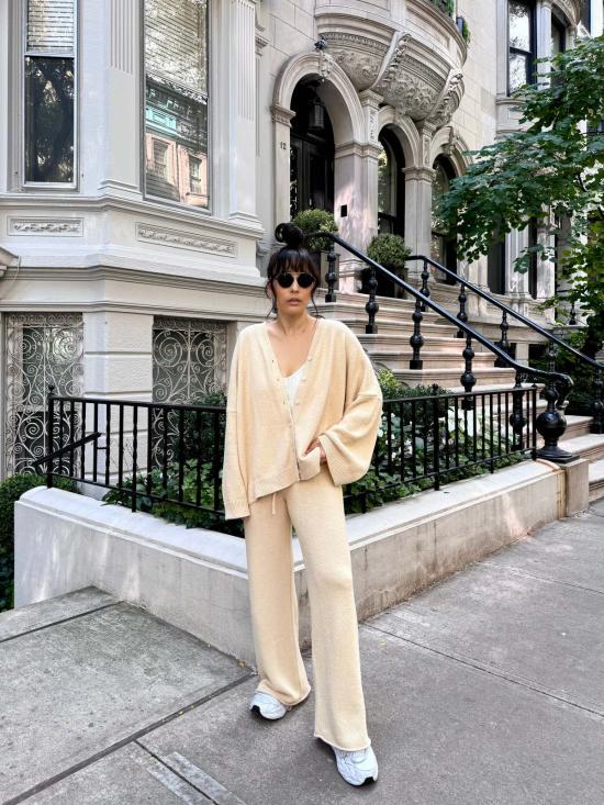  Bohème 스트레이트 팬츠 보헴 더 니트 트라우저 크림 - OTHER BRANDS