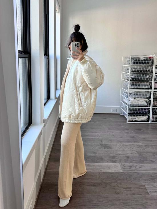  Bohème 스트레이트 팬츠 보헴 더 니트 트라우저 크림 - OTHER BRANDS