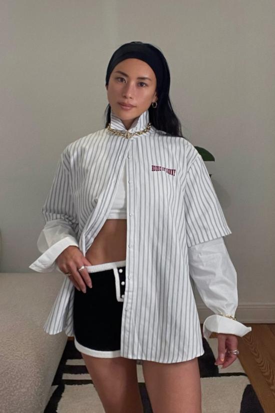  하우스오브써니 숏팬츠 하우스 오브 서니 콘트라스트 핫 팬츠 멀티 - HOUSE OF SUNNY