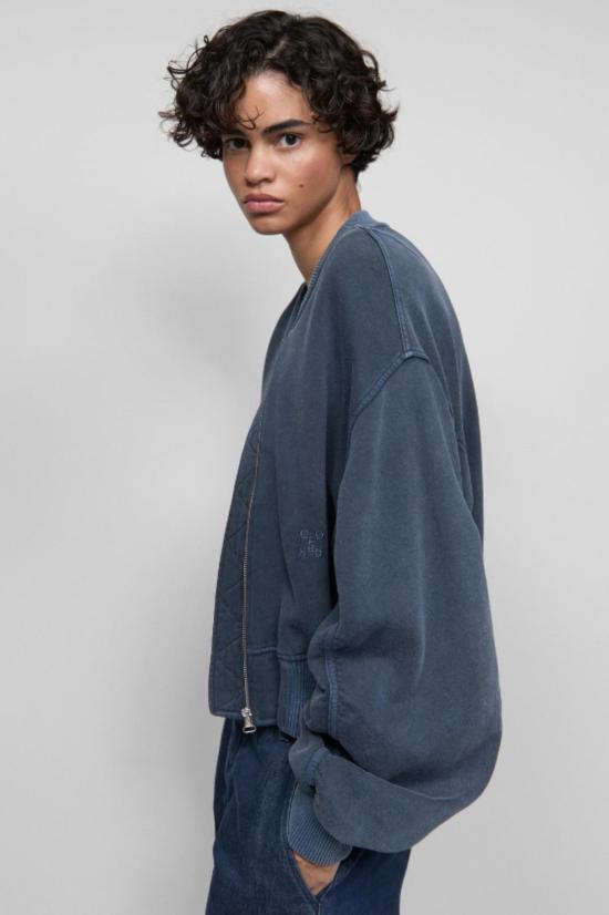  클로즈드 자켓 닫힌 스웨트셔츠 봄버 재킷 - CLOSED