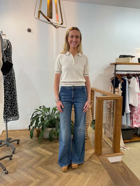  닐리로탄 데님 팬츠 닐리 로탄 안나 진 클래식 워시 - NILI LOTAN