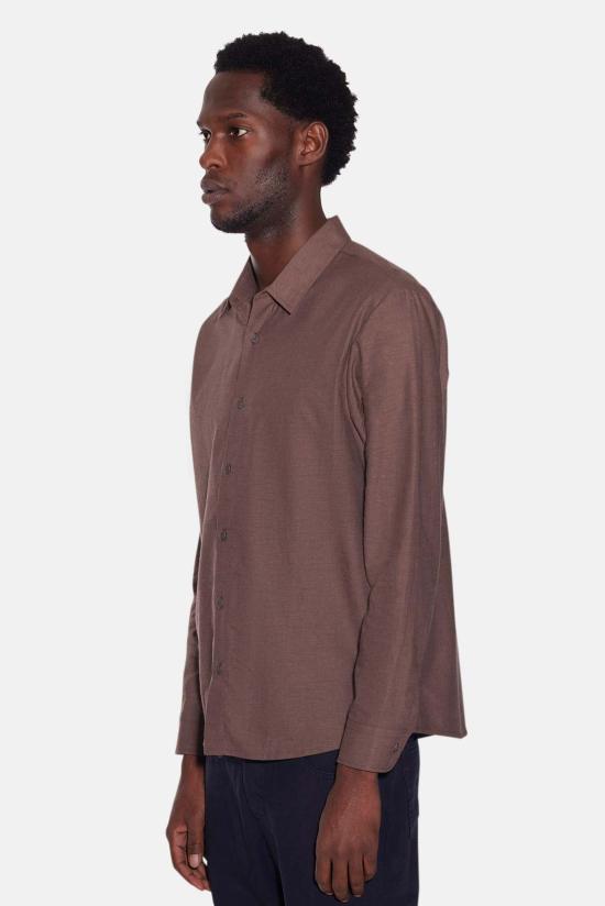  Blue&Cream 긴팔 셔츠 블루&크림 스크라이브너 플란넬  브라운 - BLUE&CREAM