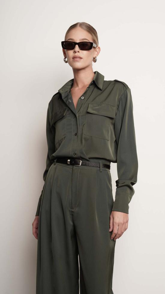  파렌테지 스트레이트 팬츠 잭슨 팬츠 포레스트 - PARENTEZI