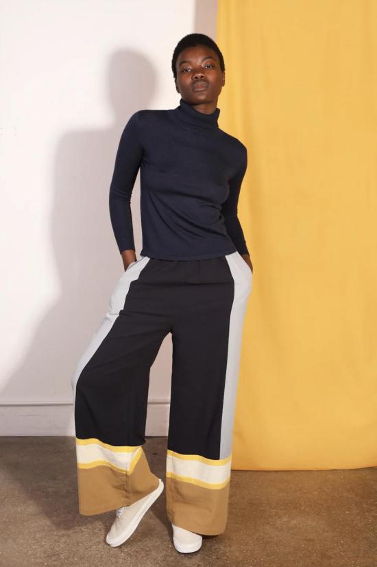  LF 마키 터틀넥 L.F.Markey Joshua 니트 탑 네이비 - L.F.MARKEY