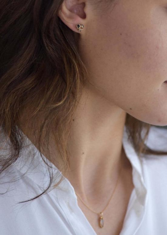  Ruth Tomlinson 이어링 루스 톰린슨 그레이 클러스터 다이아몬드  골드 - OTHER BRANDS