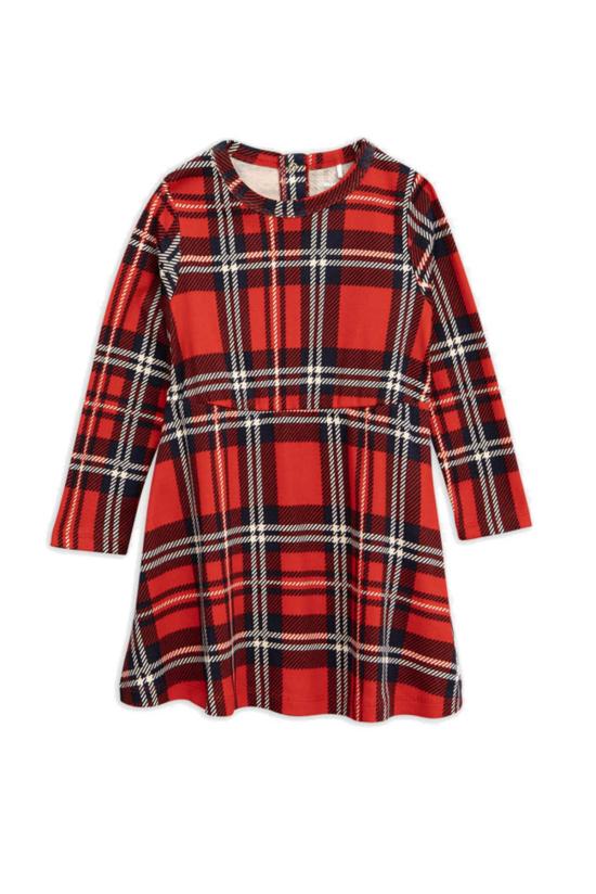  [키즈] 미니로디니 원피스 키즈 미니 로디니 플레드 롱슬리브 드레스 레드