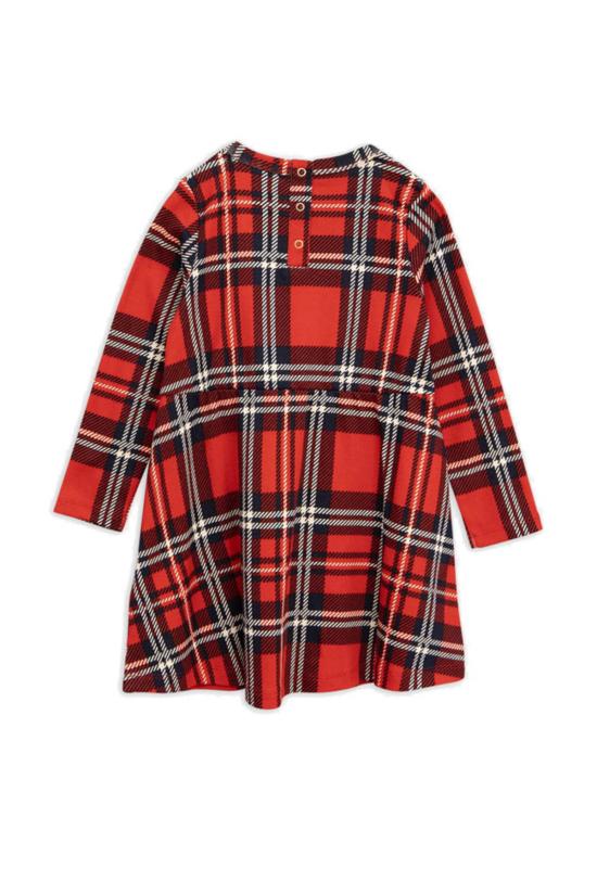  [키즈] 미니로디니 원피스 키즈 미니 로디니 플레드 롱슬리브 드레스 레드 - MINI RODINI