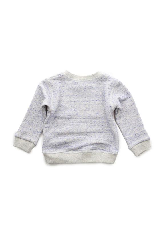  [키즈] 블루&크림 풀오버 키즈  스웨트셔츠 - BLUE&CREAM