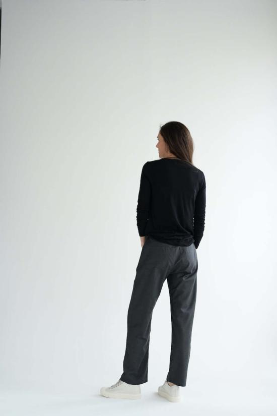  Private 0204 스트레이트 팬츠 #200 바지 숯색 - OTHER BRANDS