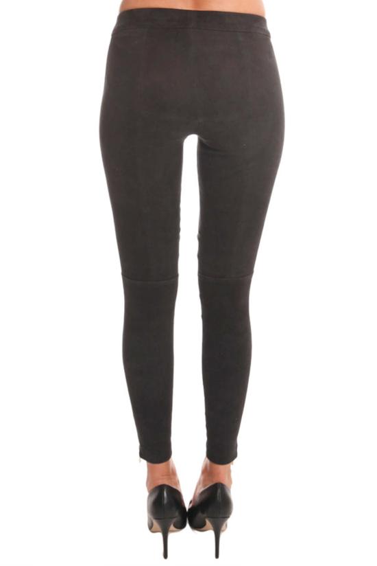  엘리자베스앤제임스 스트레이트 팬츠 엘리자베스 앤 제임스 애디슨 레깅스 블랙 스웨이드 - ELIZABETH AND JAMES