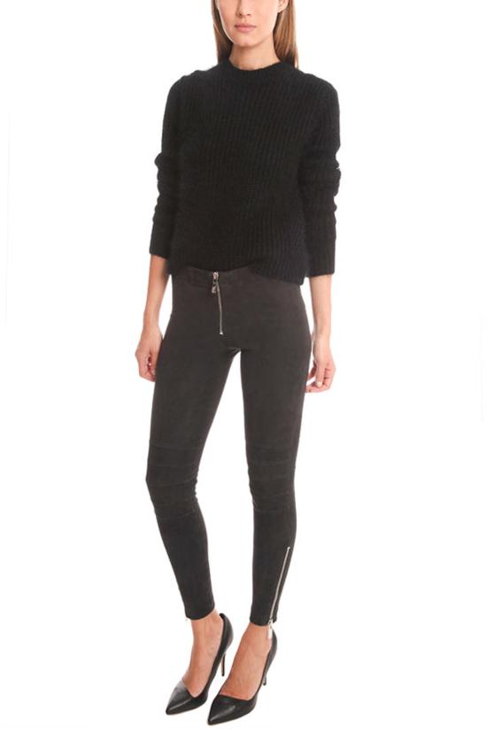  엘리자베스앤제임스 스트레이트 팬츠 엘리자베스 앤 제임스 애디슨 레깅스 블랙 스웨이드