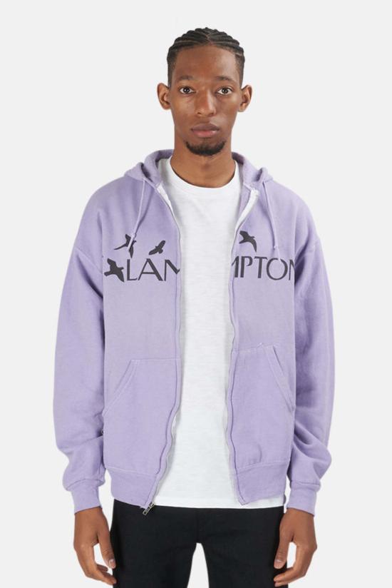  Blue&Cream 후드 티셔츠 블루&크림 램튼스 후드 퍼플/블랙