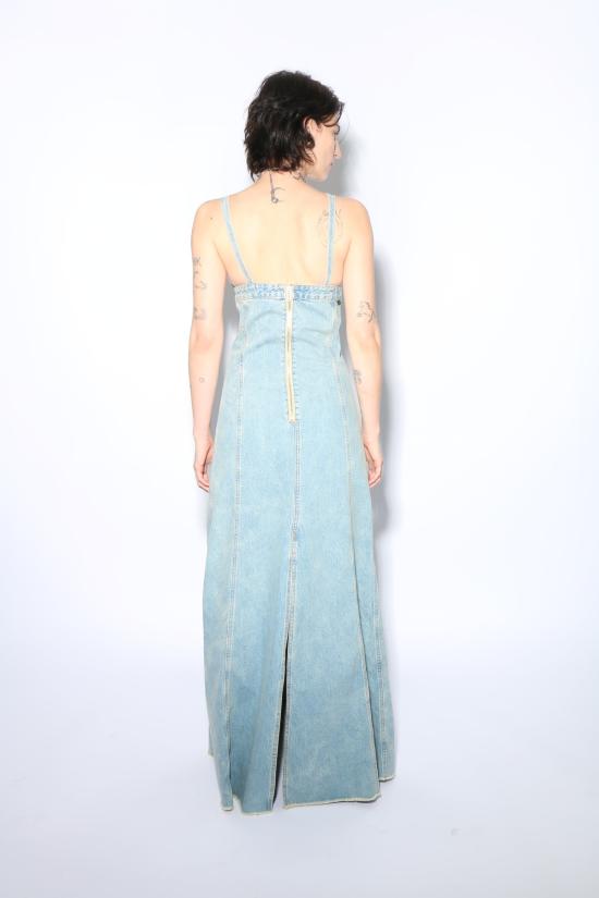  하이쿠레 롱 원피스 블리치 블루 돌리 드레스 블루 - HAIKURE